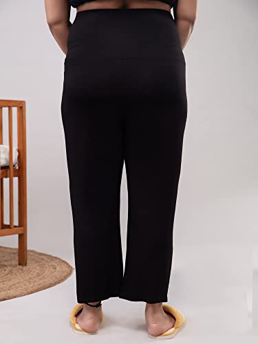 Image of NYKD by Nykaa Comfy Mommy Pajama - Black NYS045-L