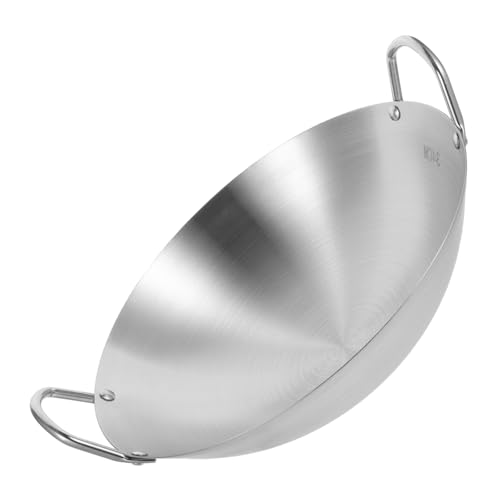 Wok de Acero Inoxidable BESTYASH Resistente para Cocina miniatura 1