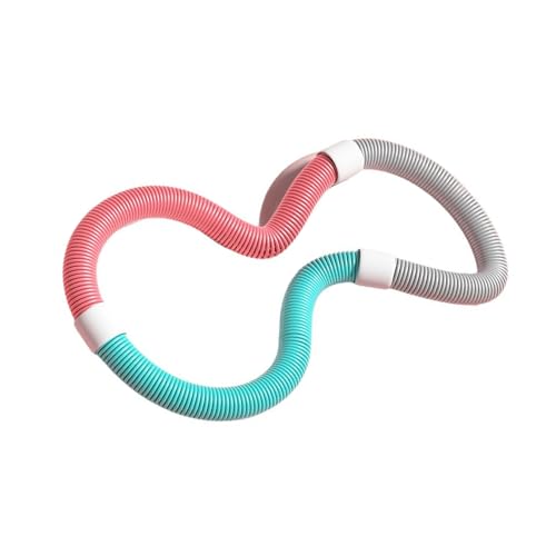 スプリング式ソフトフィットネスリング 調節可能なウエストトリマー ホームジムトレーニング用 取り外し可能なスプリングレジスタンストレーナー