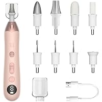 Mfish Rechargeable Electric Callus Remover for Feet & 8 Grinding Heads