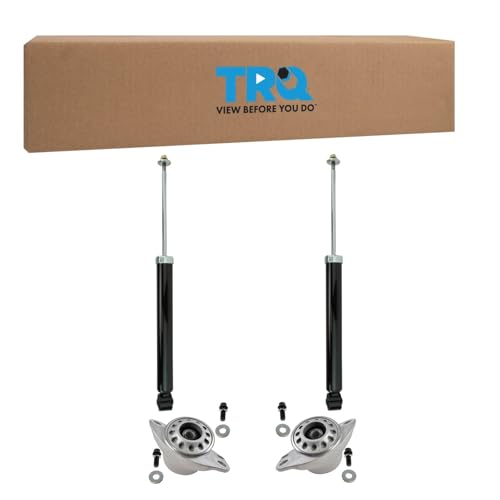 TRQ Rear Shock Absorber Set Compatible with 1998-2010 Volkswagen Beetle 2000-2005 Golf Jetta