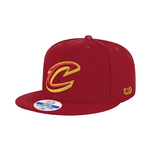 Ultra Game Boys NBA Official 8-20 Twill Snap Back Ultimate Baseball Cap Hat Cleveland Cavaliers Team Color One Size