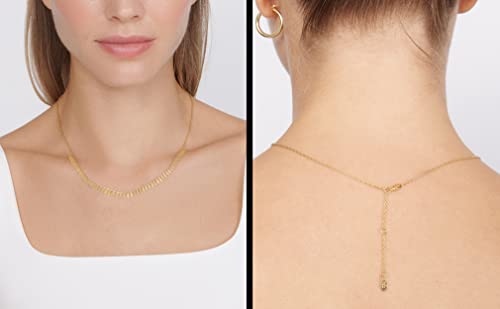 Jewelry Atelier Gold Filled Cleopatra Necklace Collection – 14K Yellow Gold Filled Half Collar Style Cleopatra Chain Necklace for Women (With Extension/Adjustable Chain)4