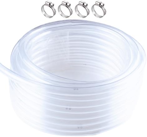 Tuyau PVC Alimentaire Transparent 1/8" ID X 1/4" OD - 100 Pieds - Neuf