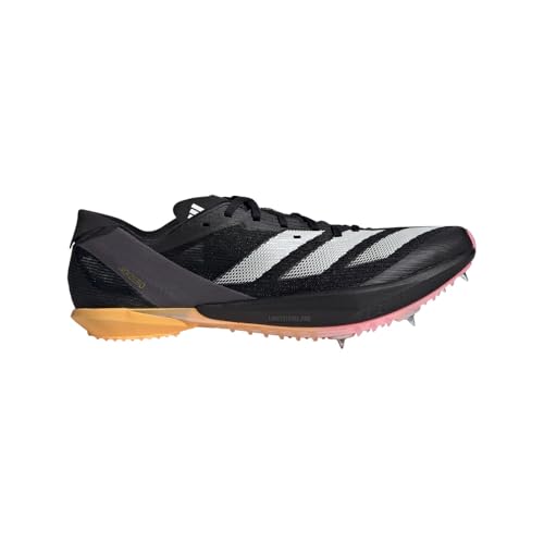 adidas Mens Adizero Ambition Running Sneakers Shoes - Black