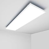 💡【𝗟𝗮𝗻𝗴𝗹𝗲𝗯𝗶𝗴 & 𝗘𝗻𝗲𝗿𝗴𝗶𝗲𝘀𝗽𝗮𝗿𝗲𝗻𝗱】: Energieeffizienzklasse A +, Aufgrund der hohen Energieeffizienz unserer LED-Panels sparen Sie bis zu 80% Energiekosten im Vergleich zu herkömmlichen Lampen. Die Lebensdauer des LED-Panels beträgt ca. 35.000 Stunden.