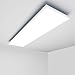 Produktbild [Premium 104lm/W]OUBO LED Panel Deckenleuchte 120x30cm Neutralweiß / 48W / 5000lm / 4000K / Weißrahmen Lampe dünn SLIM Ultraslim Deckenleuchte Wandleuchte, inkl. Trafo und Anbauwinkel