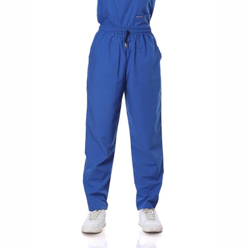 Image of Women's 5-Pocket Scrub Suit | Set of Top & Pant | Half Sleeves | Mandarin Collar | Breathable Polyviscose Fabric | Comfortable | Durable | Uniform for Doctors Nurse & Dentist RB 5XL