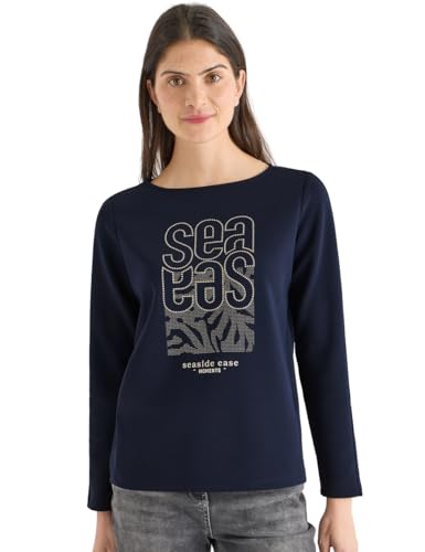 Camiseta con bordado Cecil 3229460 para mujer en algodon suave