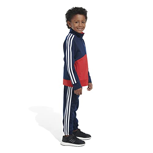Image of adidas Boys' 2-piece Color Block Tricot Track Set