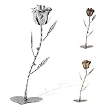 AevrBlos Iron 6 Year for Her, Metal Rose Iron Gift for Wife 6th Anniversary, Handcrafted 6th Gift Wedding Anniversary, Everlasting Rose