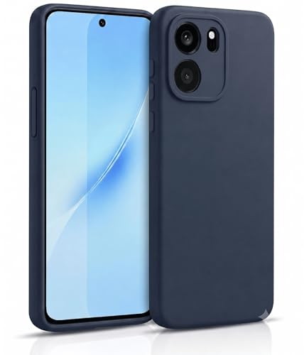 Image of FIRST MART Matte Silicone Back Cover for OnePlus Nord CE 6 - Blue