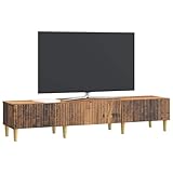 vidaXL TV-Schränk Altholz 147 x 34,5 x 30 cm Holzwerkstoff, Moderner rechteckiger Wohnzimmersitz, mit viel Stauraum für Media, Unterhaltungszentrum, Multimedia-Möbel, TV-Ständer