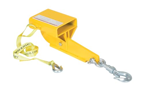 Crochet de levage auto-serrant avec finition poudre Vestil S-FORK-4-AT