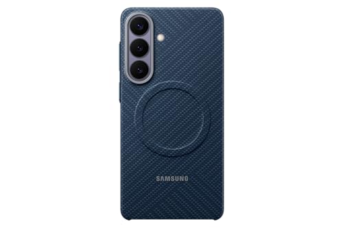 Samsung EF-KS947 Coque magnétique en Carbone pour Smartphone Galaxy S26+ avec Anneau magnétique pour la Fixation d'accessoires, Coque de Protection, résistante aux Chocs, Fine et antidérapante, Bleu