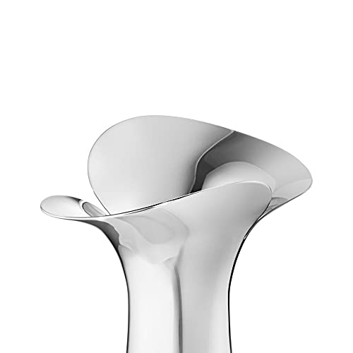 Vase Bloom Botanica Georg Jensen moyen en acier poli miroir au design scandinave - 4