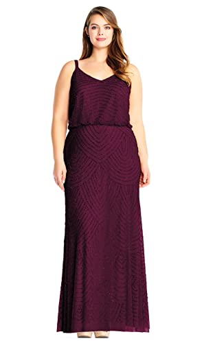 Image of Adrianna Papell Women's Long Blouson Dress