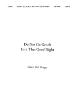 Algopix Similar Product 3 - Hal Leonard Do Not Go Gentle Into That