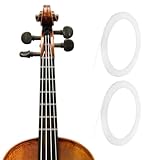 MECCANIXITY Lot de 2 rouleaux de ruban adhésif transparent en PET pour touche de violon - 3 mm - 65,8 m