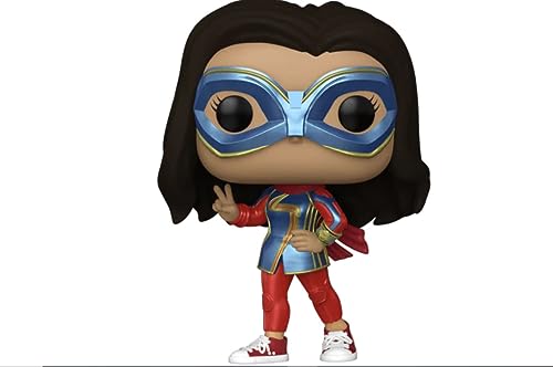 Funko POP! Marvel Ms Marvel #1077 Vinyl Figure One Size, Green and Blue - Image 2