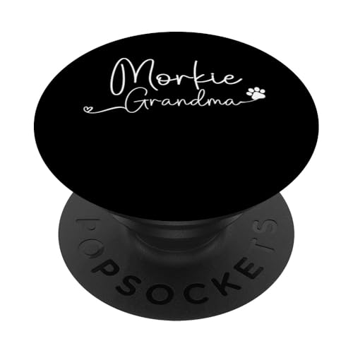 Morkie Grandma Design Morkie Dog Lovers PopSockets Adhesive PopGrip