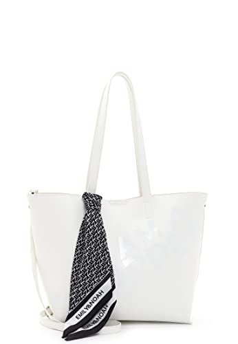 Emily & Noah Shopper HELENA 63270 - Bolso de mano para mujer (talla única), Blanco 300, Einheitsgröße Cover