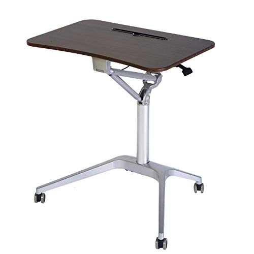 Rahmen aus Kohlenstoffstahl Nachttisch Klein mit Schwarzer Streifen Weiße Bodenplatte,Höhenverstellbar, Abschließbare Rollen, Faltbar, Beistelltische