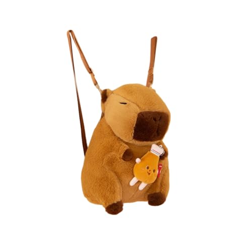 Image of Bow Bowknot Orange Flower Lollipop Cute Plush Backpack Kawaii Cartoon Design for Women Ita Bag (Chicken leg)