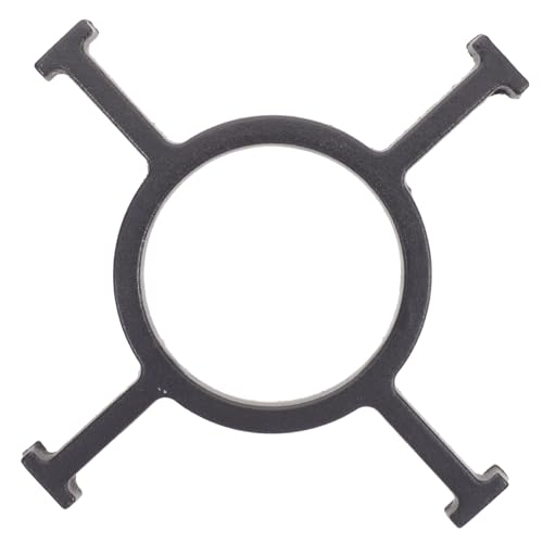 ULTECHNOVO Metal para estufa de gas soporte para ollas de cocina accesorio resistente a altas temperaturas fácil de limpiar e instalar diseño antideslizante para seguridad