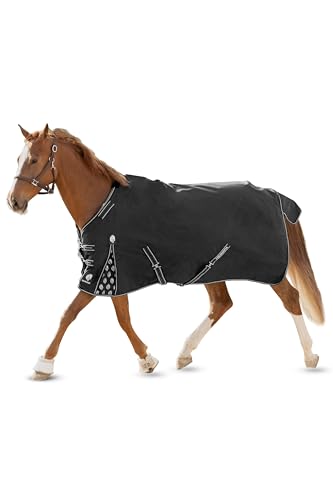 Image of Equinavia Norse Horse Blanket Waterproof, Dry, Lightweight Turnout Blanket | Breathable Turnout Horse Sheets for Real Horses for Wet Mild Weather Use, Durable, No Fill Rain Protection, Outdoor Coverage