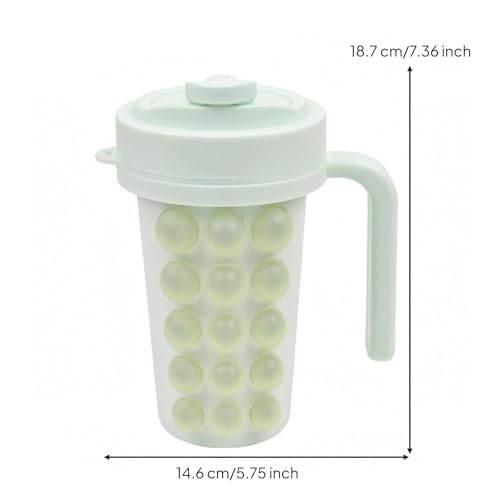 Vaso para hacer hielo portátil, silicona grado alimenticio, 600ml miniatura 2