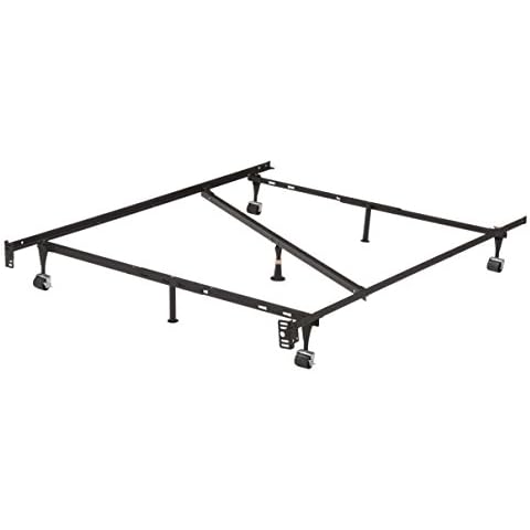 2K Furniture Designs Bed Frame, Full, Black Cover