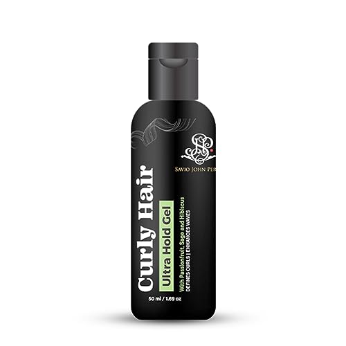 Curly Hair Ultra Hold Gel | Wavy and Curly hair products | Travel Friendly Minis | Curl Defining Gel | Tames Flyaways | Enriched with Hibiscus, Oat Seed Oil, Sage | Magic hair care for curls | By Boll
