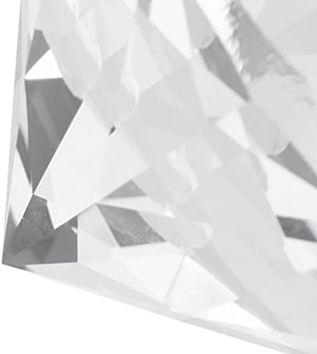 60mm Synthetic Diamond Stone, Round Machine Cut Crystal Diamond, Large Rhinestone Clear Glass Artificial Crystal Jewelry
