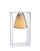 Kartell Light-Air Lámpara de mesa esencial y moderna que crea juegos de luz y de reflejos, Material Plastico, Versión de tela, Beige