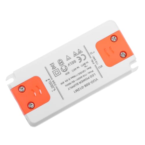 Homoyoyo 6W Transformateur LED Ultra-fin Alimentation Énergétique pour Ampoules LED avec Protection Surcharge et Court-circuit