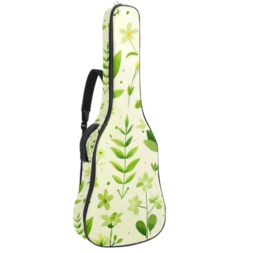 Housse pour guitare électrique étanche et acoustique 101,6-104,1 cm étui tissu Oxford herbe