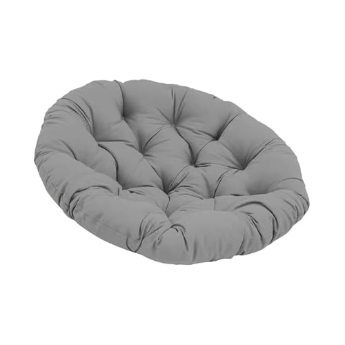 EAFBAYEP Egg Chair Cushion Chair Cushion 20inch Egg Chair Cushion Hanging Basket Chair Cushion(DARK GRAY)