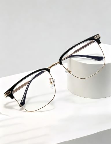 Image of Blue Light Blocking Glasses for Men Anti-Fatigue Computer Monitor Gaming Glasses Prevent Headaches Glasses