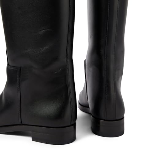YDN Womens Round Toe Wide Calf Flats Over the Knee Boots Elastic Pull On Low Heel Thigh High Boots Sexy Prom Nightclub Shoes Size 4-16 US3