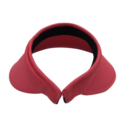 Grub Hub Cloth Covered Slip-On Visor [233] Fuchsia #TOP1