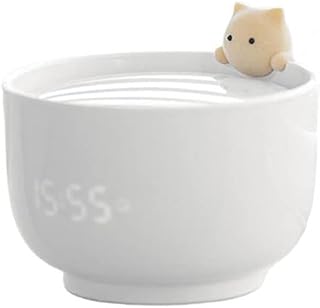 Despertadores con forma de taza de gato de dibujos animados, luces nocturnas, reloj con alimentación USB, taza de té ABS, luz nocturna LED, reloj digital para regalos de escritorio (color: blanco)