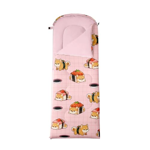 Bolsa de Dormir Kids Feelyou Farm Animal para niños, 3 estaciones, 41°F-77°F, color pale pink brown miniatura 3