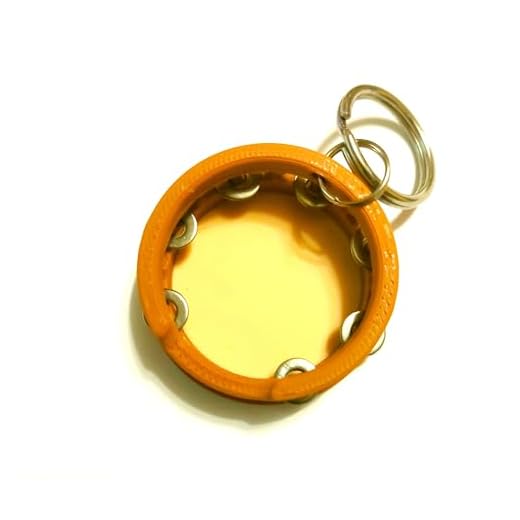 Genérico Llavero pandereta hecha a mano. Trabajo artesanal. Fabricado en España