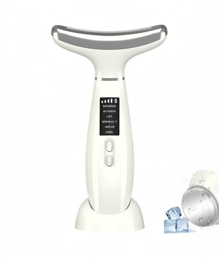 CHENKOO DIRECT Neck Face Firming Wrinkle Removal Tool, Skin Rejuvenation Beauty Massager for Skin Care,Improve,Firm,Tightening and Smooth (Pearl White)