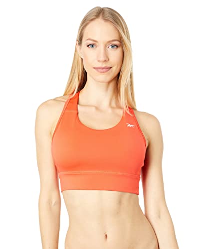 Sujetador deportivo Reebok para busto grande que evita el impacto rojo 3X