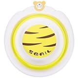 HONITANO Faltbares Waschbecken Für Babys Und Kleinkinder Cartoon Design Hängend Tpe Pp Material Platzsparend Badewannenbecken