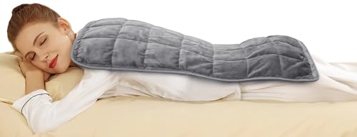 Dnenellr Almohadilla Térmica, Suave Tejido, 3 Temperaturas, Calentamiento Rápido Esterilla Electrica para Espalda, Cuello, Hombros, Lumbar, 84x43cm