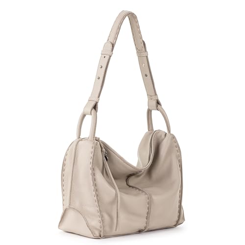 Image of The Sak Los Feliz Hobo Purse - Premium Large Leather Women's Handbag for Everyday & Travel - Durable Purse With Zipper Pocket