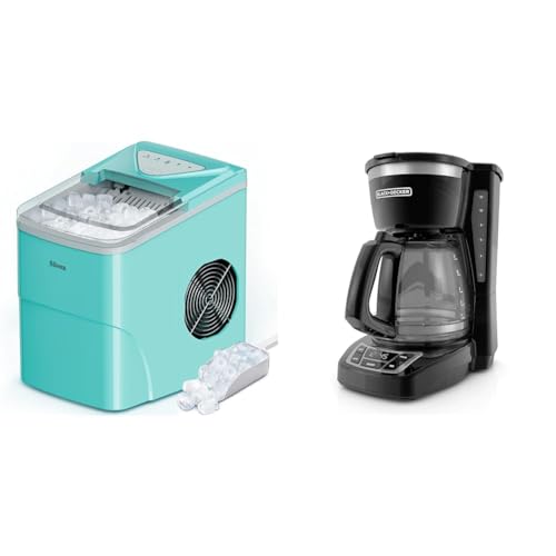Silonn máquina de hielo rápida y cafetera programable miniatura 1